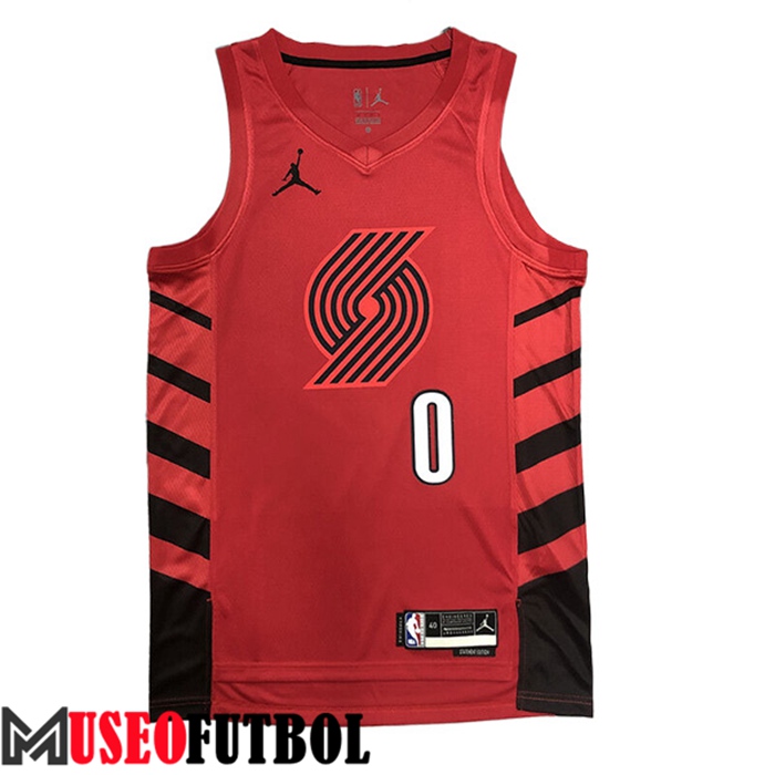 Camiseta Portland Trail Blazers (LILLARD #0) 2022/23 Rojo