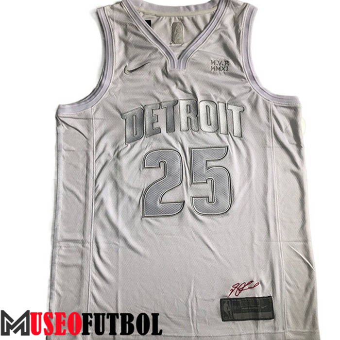 Camiseta Detroit Pistons (Rosa #25) 2022/23 Rojo