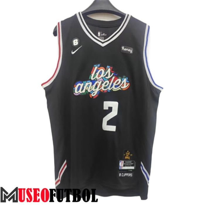 Camiseta Los Angeles Clippers (LEONARD #2) 2022/23 Negro