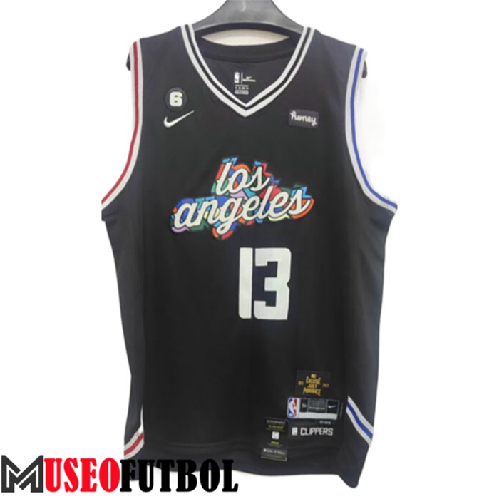 Camiseta Los Angeles Clippers (GEORGE #13) 2022/23 Negro