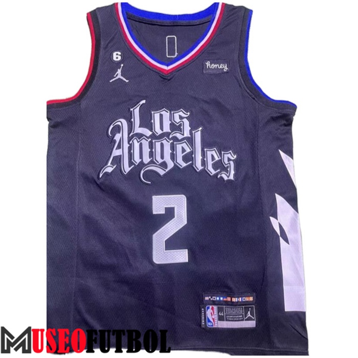 Camiseta Los Angeles Clippers (LEONARD #2) 2022/23 Negro