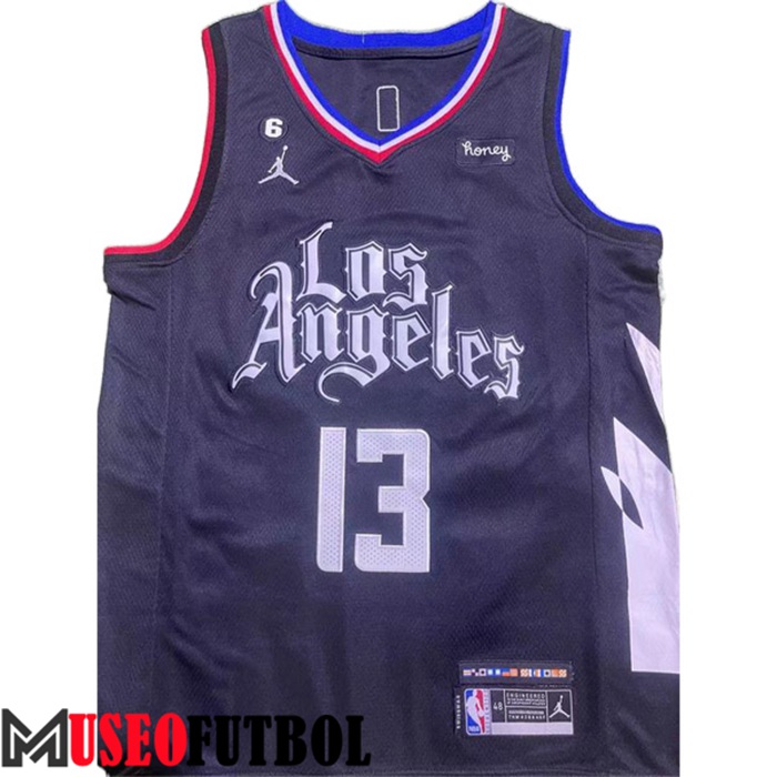 Camiseta Los Angeles Clippers (GEORGE #13) 2022/23 Negro