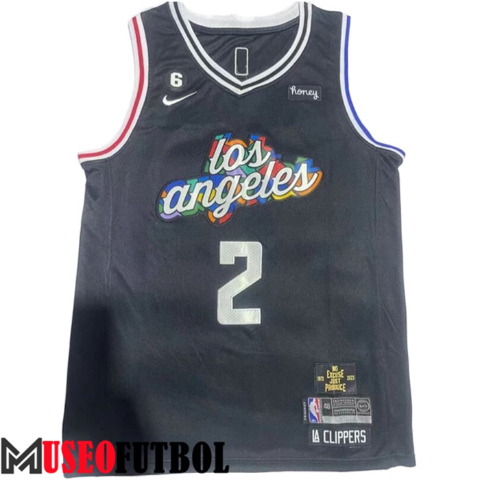 Camiseta Los Angeles Clippers (LEONARD #2) 2022/23 Negro