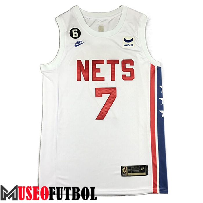 Camiseta Brooklyn Nets (DURANT #7) 2022/23 Blanco