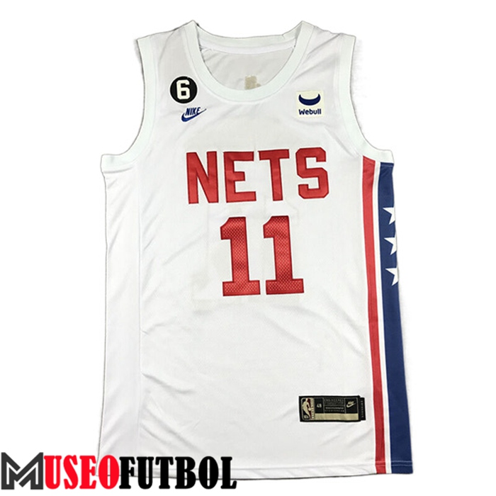 Camiseta Brooklyn Nets (IRVING #11) 2022/23 Blanco