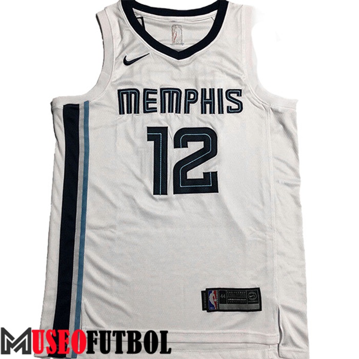 Camiseta Memphis Grizzlies (MORANT #12) 2022/23 Blanco