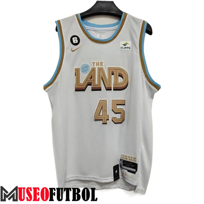 Camiseta Cleveland Cavaliers (MITCHELL #45) 2022/23 Blanco