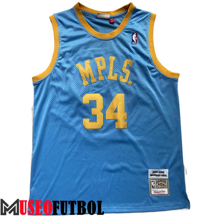 Camiseta Los Angeles Lakers (BRYANT #34) 2022/23 Azul Claro