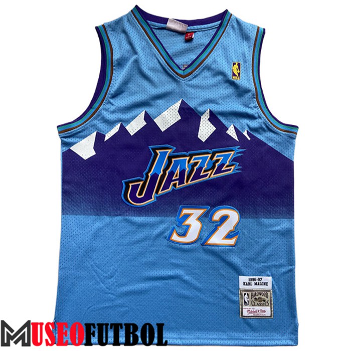 Camiseta Utah Jazz (MALONE #32) 2022/23 Azul Claro