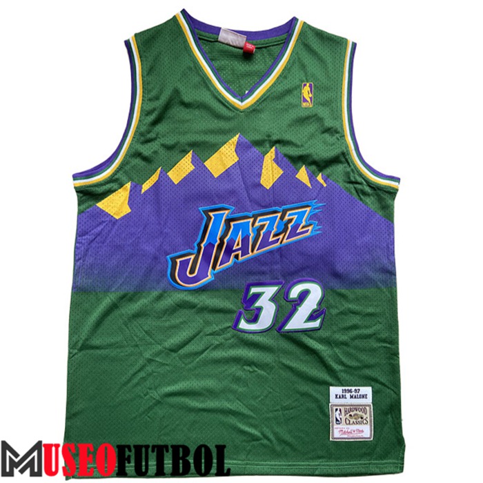 Camiseta Utah Jazz (MALONE #32) 2022/23 Verde