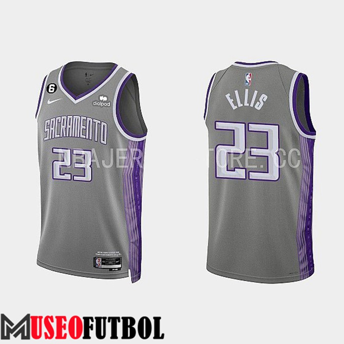 Camiseta Sacramento Kings (ELLIS #23) 2022/23 Gris