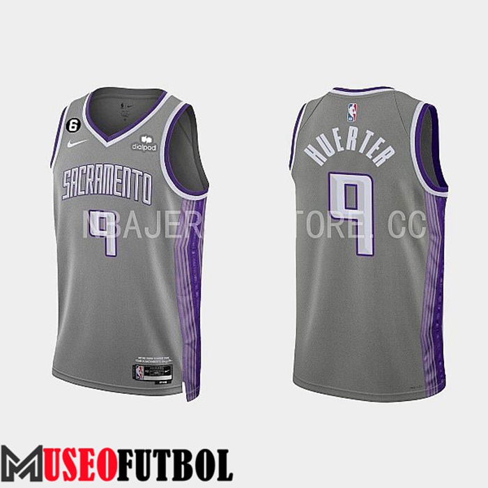 Camiseta Sacramento Kings (HUERTER #9) 2022/23 Gris