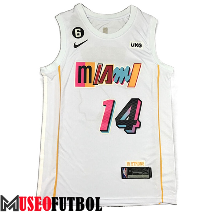 Camiseta Miami Heat (HERRO #14) 2022/23 Blanco