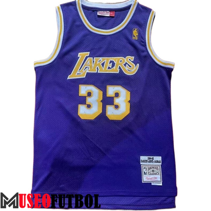 Camiseta Los Angeles Lakers (ABDUL-JABBAR #33) 2022/23 Púrpura