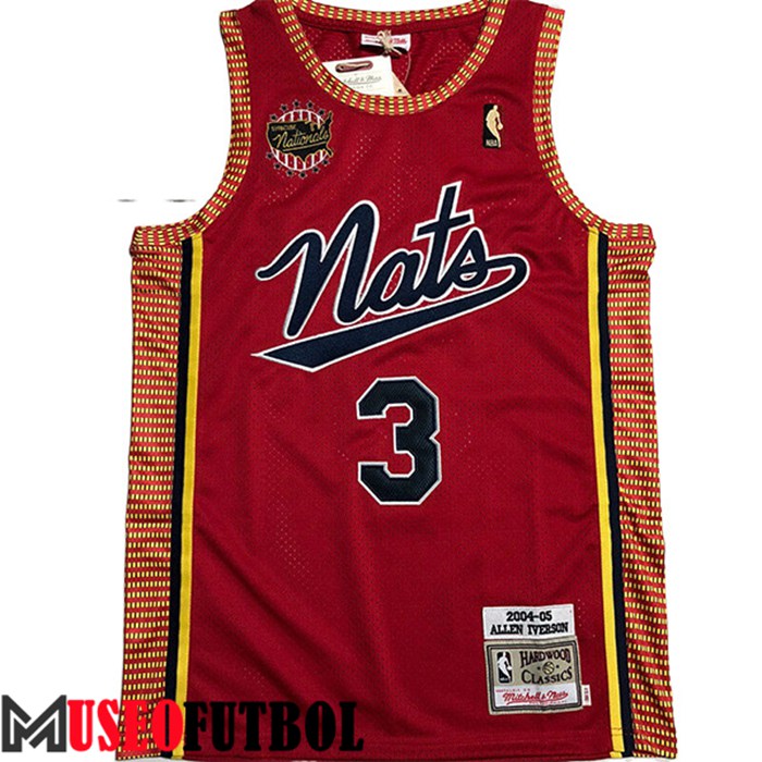 Camiseta Detroit Pistons (IVERSON #12) 2022/23 Rojo