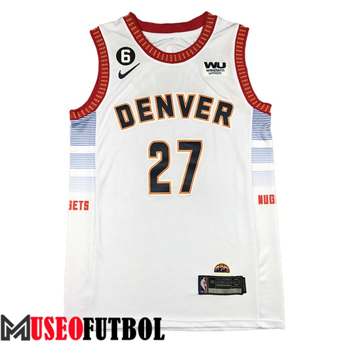 Camiseta Detroit Denver Nuggets (MURRAY #27) 2022/23 Blanco