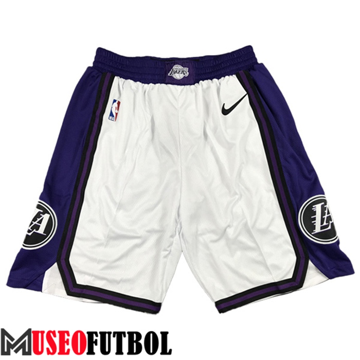 Cortos NBA Los Angeles Lakers Blanco/Azul