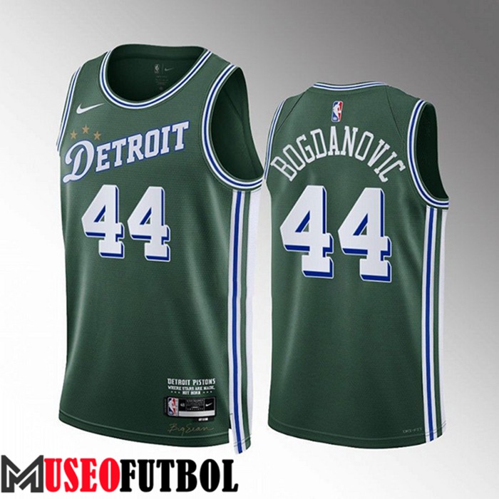 Camiseta Detroit Pistons (BOGDANOVIC #44) 2022/23 Verde