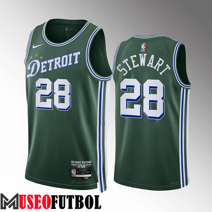 Camiseta Detroit Pistons (STEWART #28) 2022/23 Verde