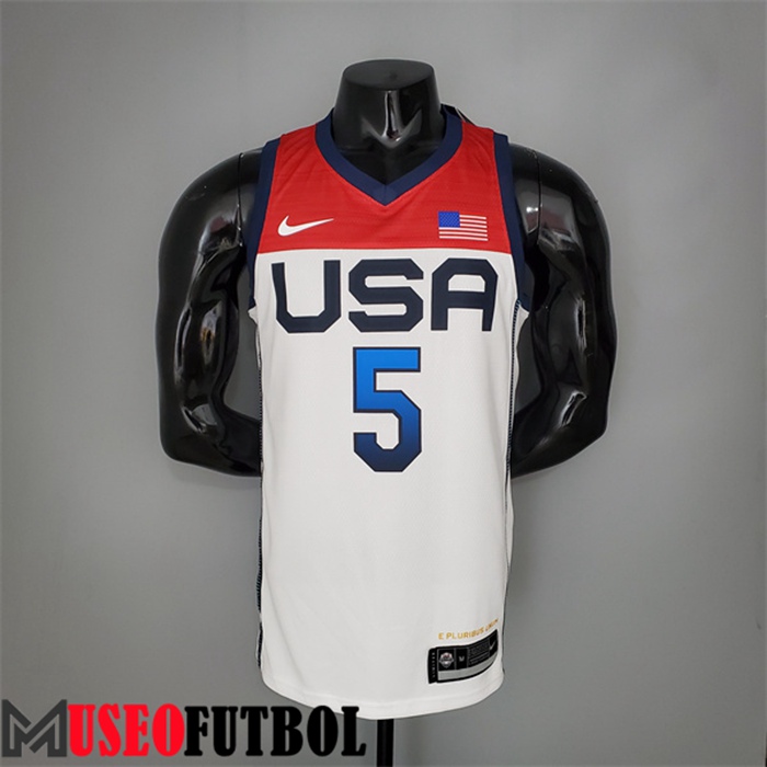 Camiseta Jeux Olympiques (Laviine #5) USA Team 2021 Blanco