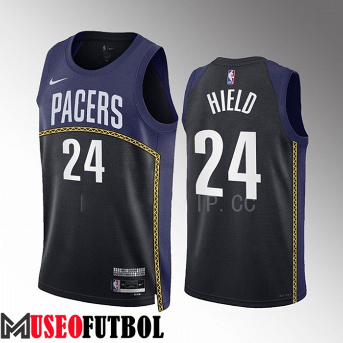 Camiseta Indiana Pacers (HIELD #24) 2022/23 Negro/Azul