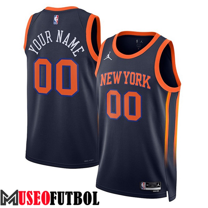 Camiseta New York Knicks (YOUR NAME #00) 2022/23 Negro