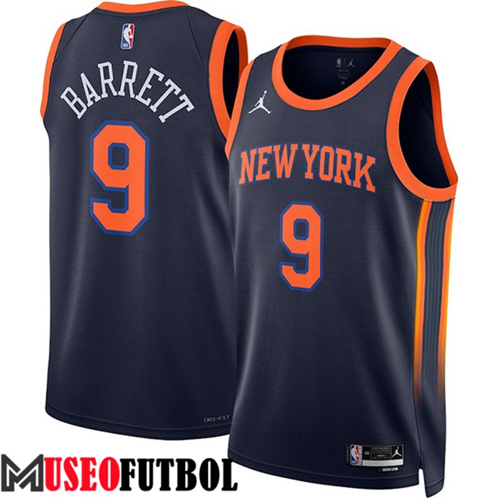 Camiseta New York Knicks (BARRETT #9) 2022/23 Negro