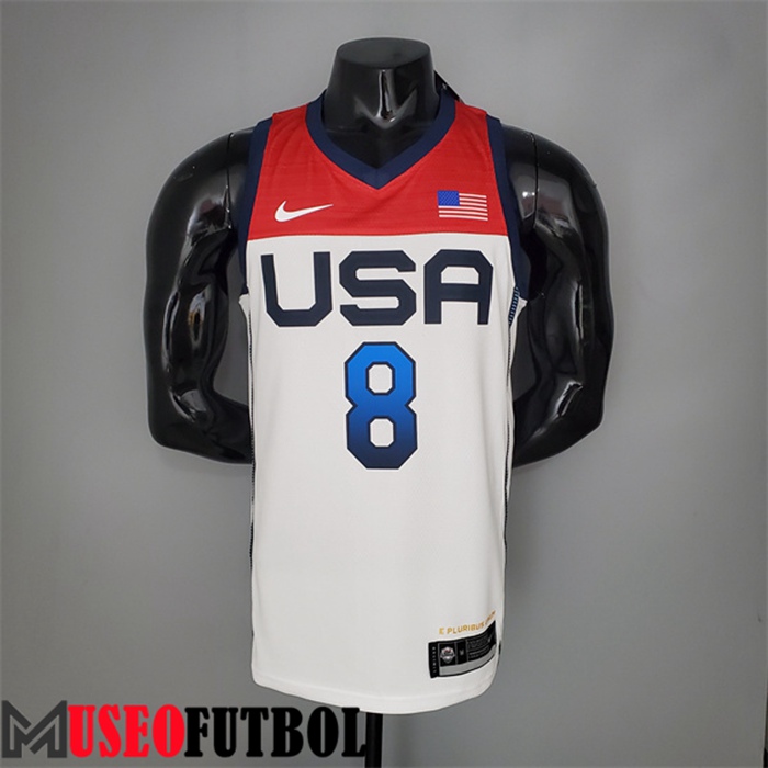 Camiseta Jeux Olympiques (Middleton #8) USA Team 2021 Blanco