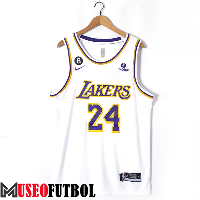 Camiseta Los Angeles Lakers (BRYANT #24) 2022/23 Blanco