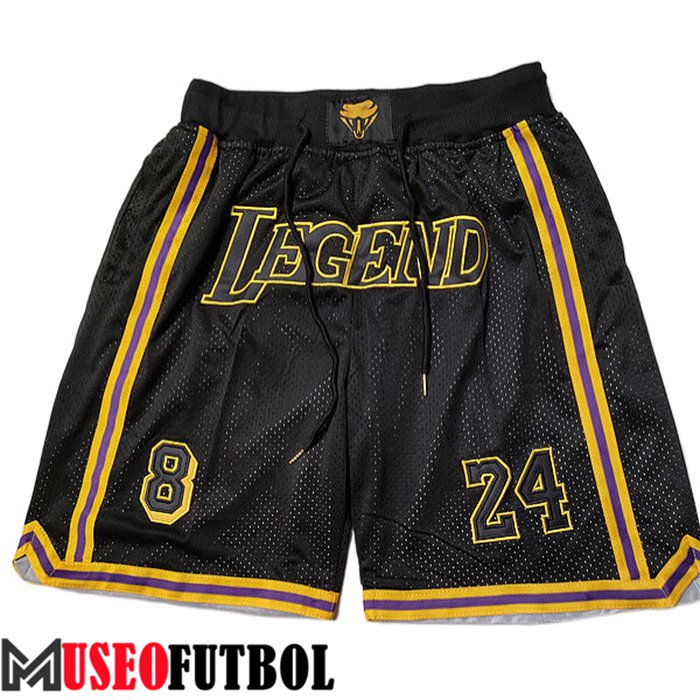 Cortos NBA Los Angeles Lakers Negro