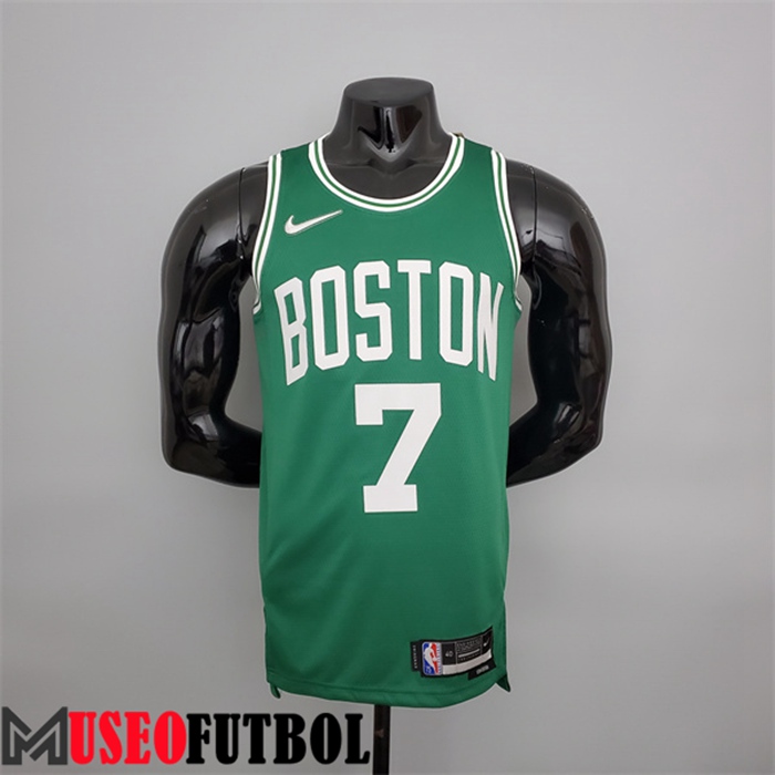 Camiseta Boston Celtics (Brown #7) Verde 75 Aniversario