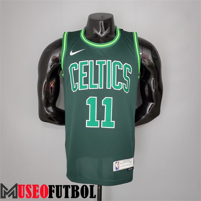 Camiseta Boston Celtics (Irving #11) 2021 Verde Bonus Edition Dark