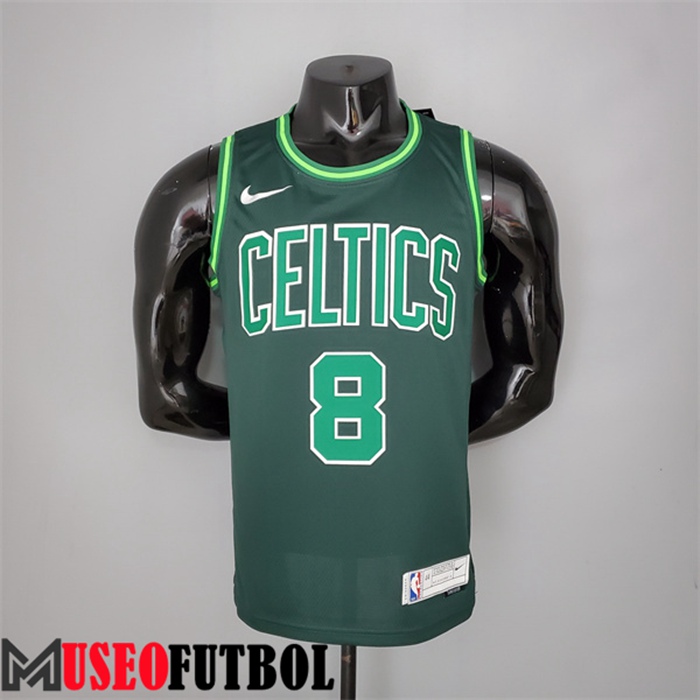 Camiseta Boston Celtics (Walker #8) 2021 Verde Bonus Edition Dark