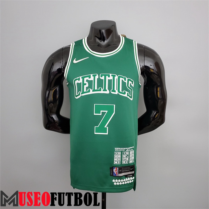 Camiseta Boston Celtics (Brown #7) 2022 Verde Teltes City Edition