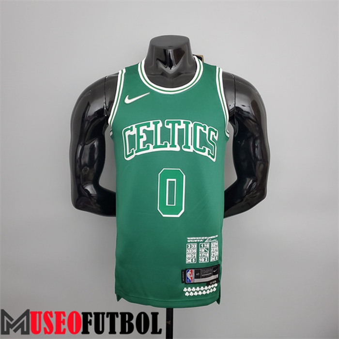 Camiseta Boston Celtics (Tatum #0) 2022 Verde Teltes City Edition