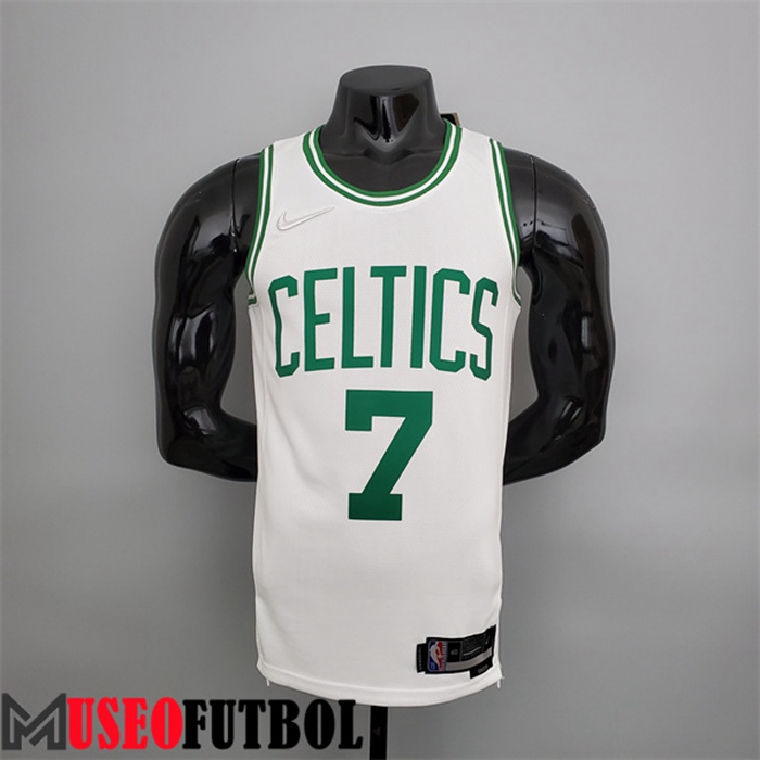 Camiseta Boston Celtics (Brown #7) Blanco 75 Aniversario