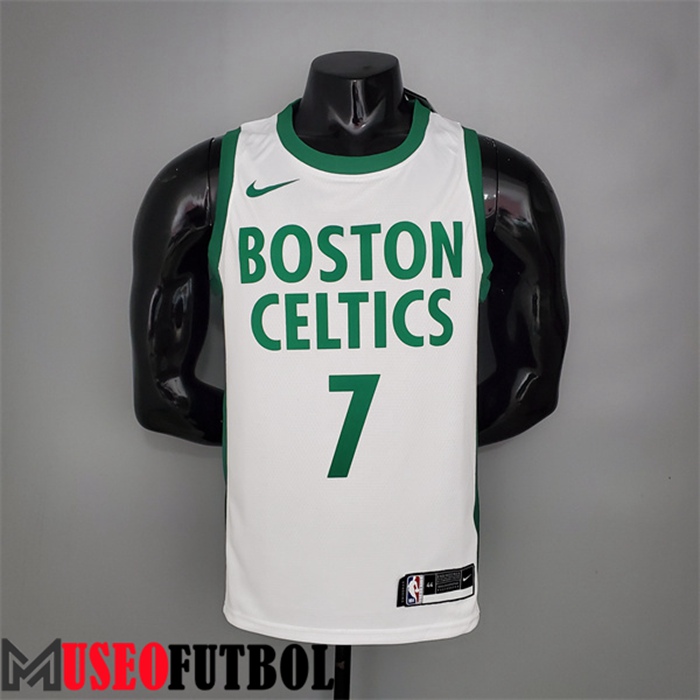 Camiseta Boston Celtics (Brown #7) Blanco City Edition