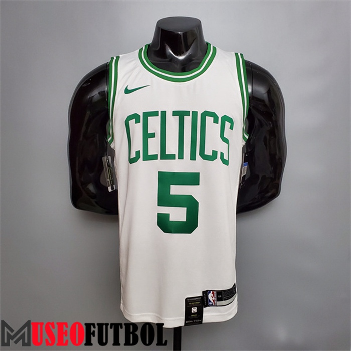 Camiseta Boston Celtics (Garnett #5) Blanco