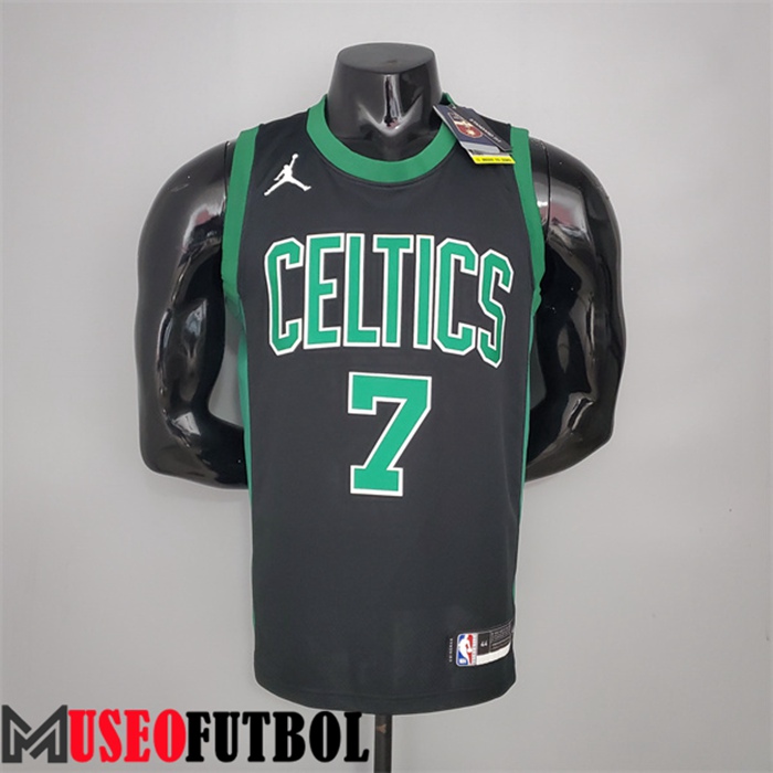 Camiseta Boston Celtics (Brown #7) Negro Jordan Theme