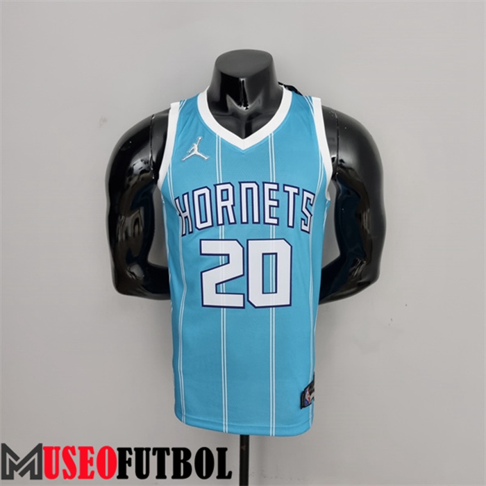 Camiseta Charlotte Hornets (Hayward #20) Azul 75 Aniversario