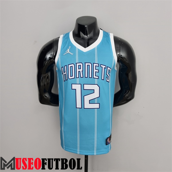 Camiseta Charlotte Hornets (Oubre jr.#12) Azul 75 Aniversario