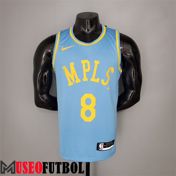 Camiseta Los Angeles Lakers (Bryant #8) 2021 Azul Minneapolis Edition