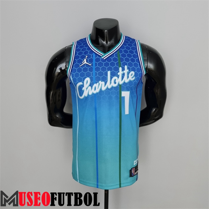 Camiseta Charlotte Hornets (Ball #1) 2022 Azul City Edition