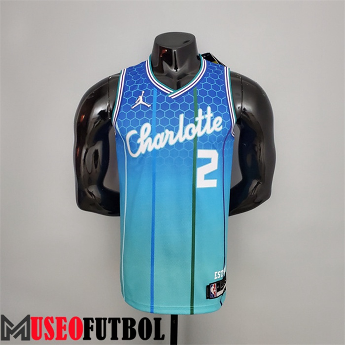 Camiseta Charlotte Hornets (Ball #2) 2022 Azul City Edition