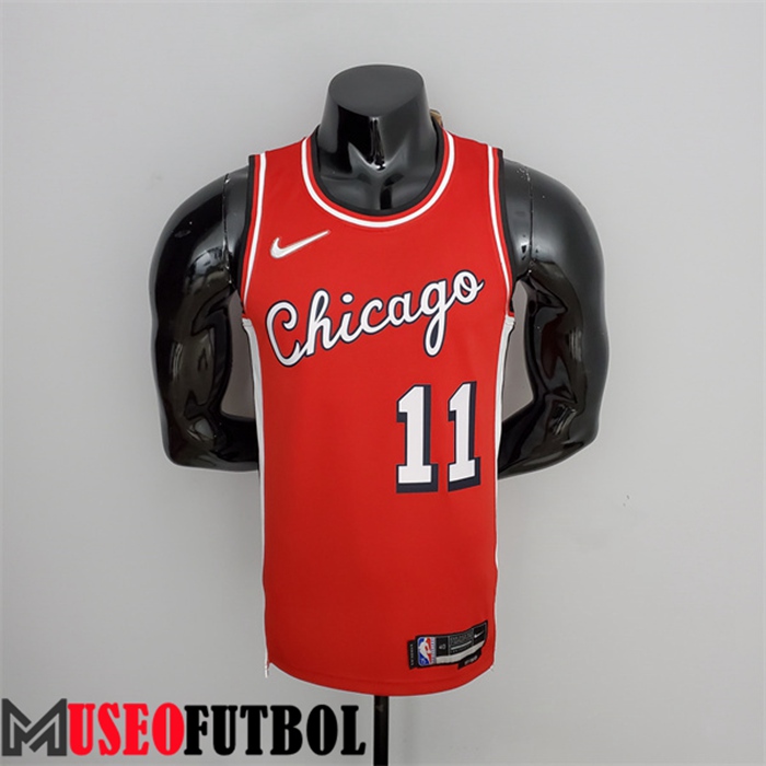 Camiseta Chicago Bulls (Derozan #11) Rojo 75 Aniversario City Edition