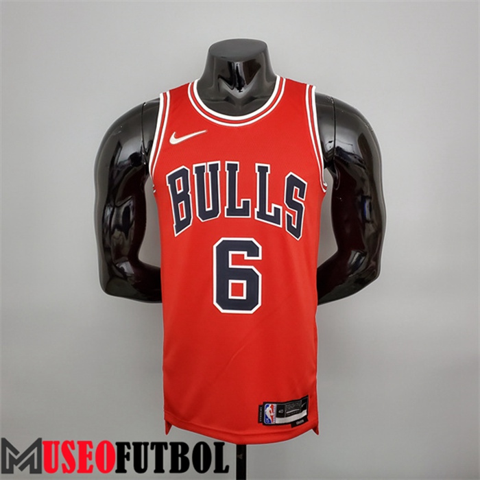 Camiseta Chicago Bulls (Caruso #6) Rojo 75 Aniversario