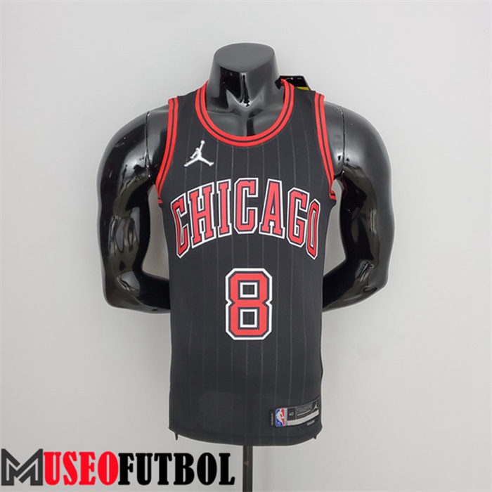 Camiseta Chicago Bulls (Lavine #8) Negro 75 Aniversario