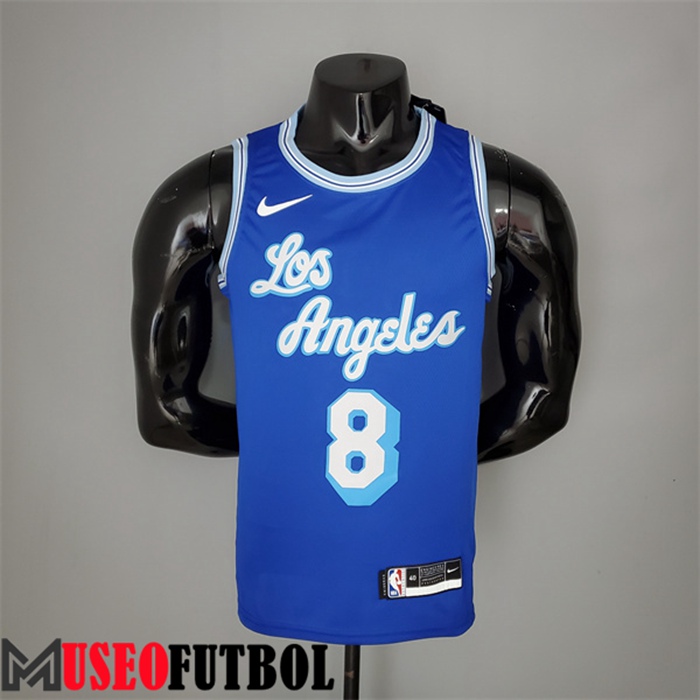 Camiseta Los Angeles Lakers (Bryant #8) 2021 Retro Azul