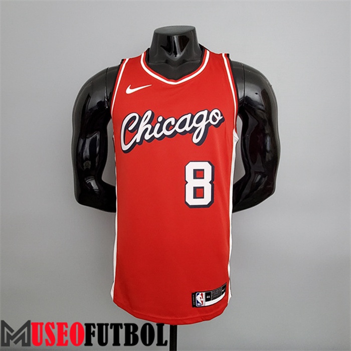 Camiseta Chicago Bulls (LaVine #8) 2022 Rojo City Edition