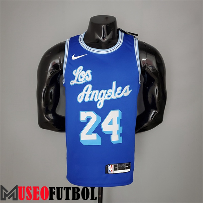 Camiseta Los Angeles Lakers (Bryant #24) 2021 Retro Azul